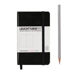 Leuchtturm Leuchtturm Pocket Hardcover Notebook - Black, Dotted