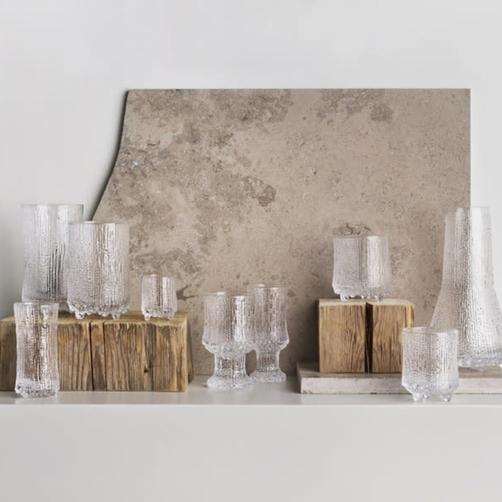 Iittala Ultima Thule Highball Footed Glass, Set of 2, 13oz