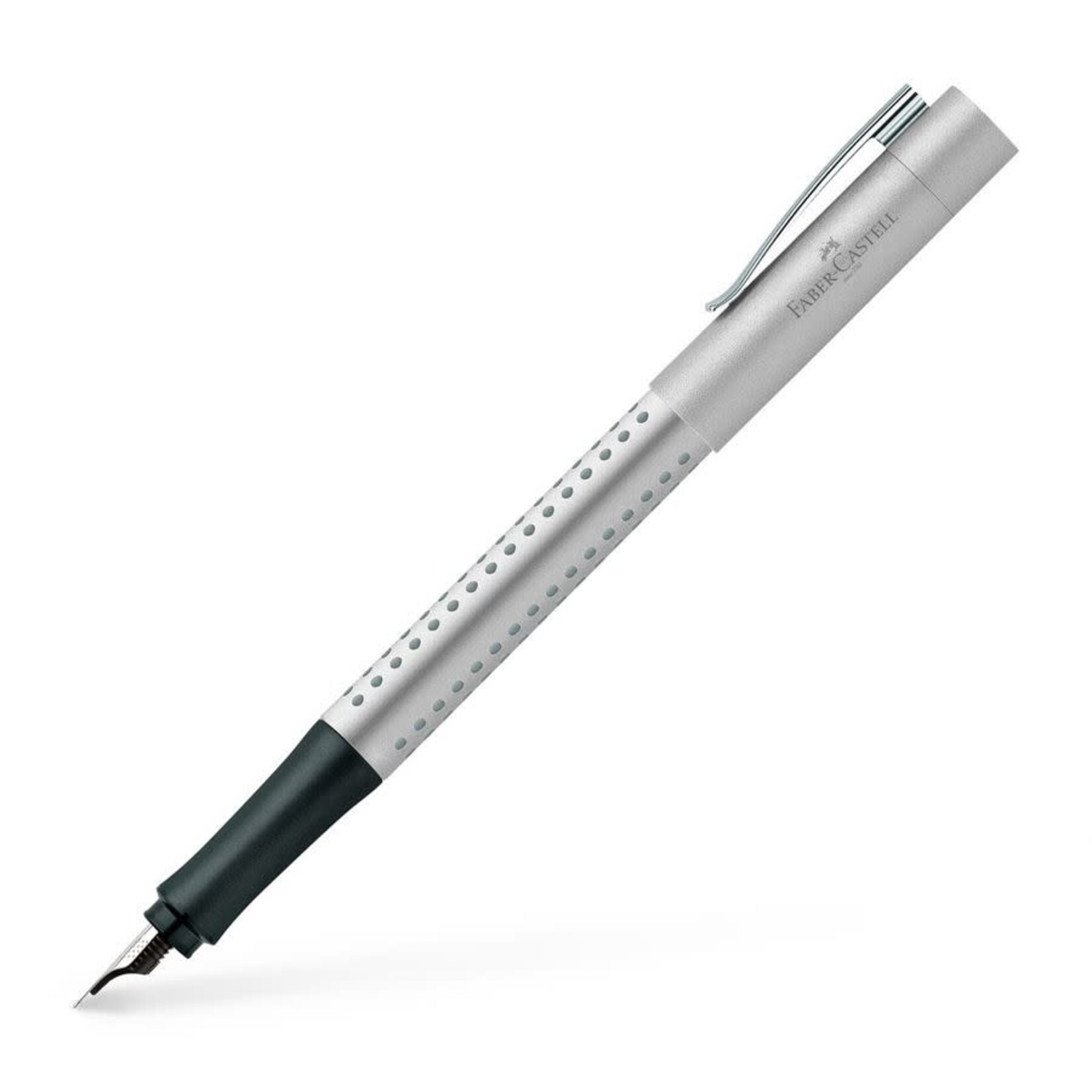 Faber-Castell Faber-Castell Grip 2011 Fountain Pen, Medium - Silver