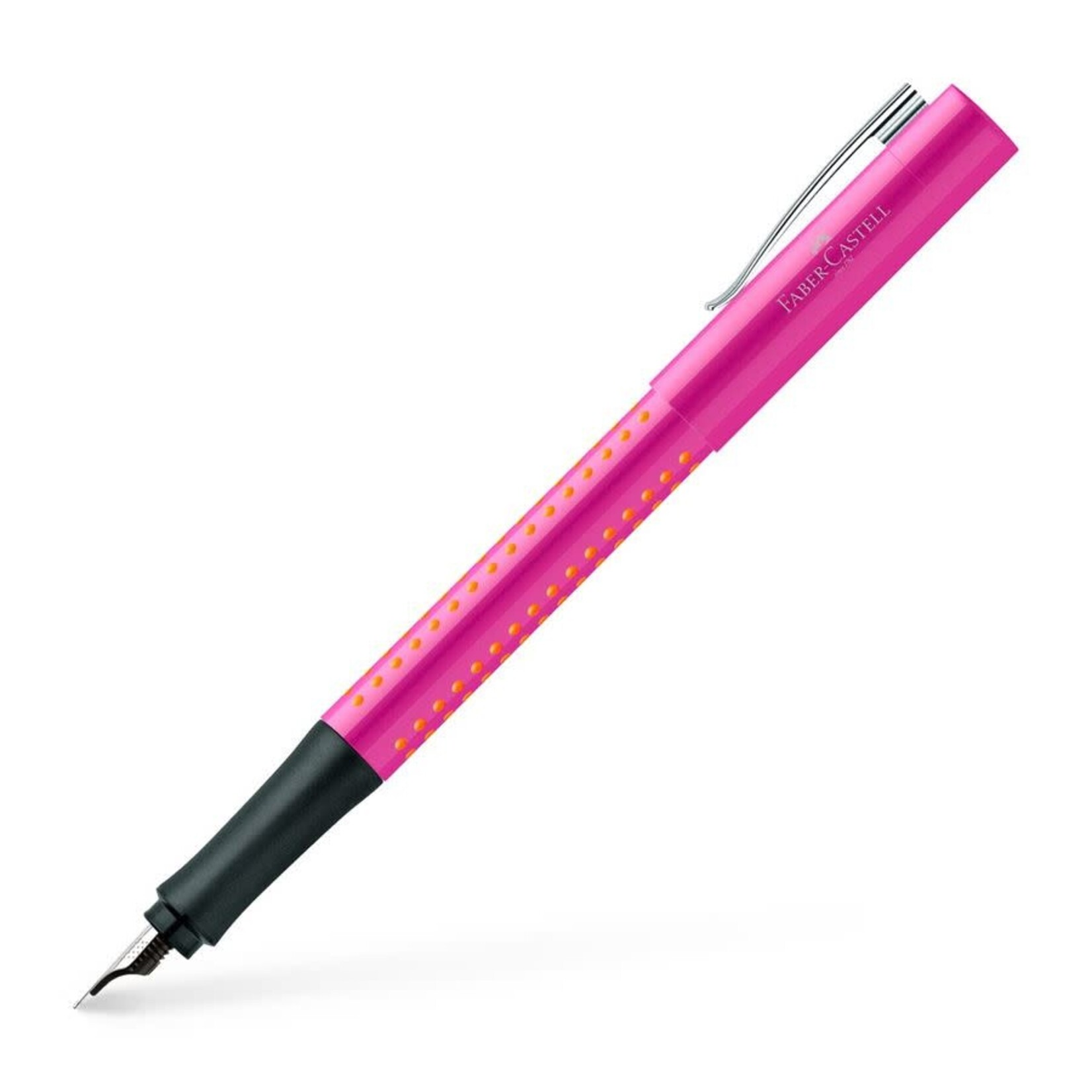 Faber Castell Fountain Pen Grip 2010 Pink/Orange, Medium