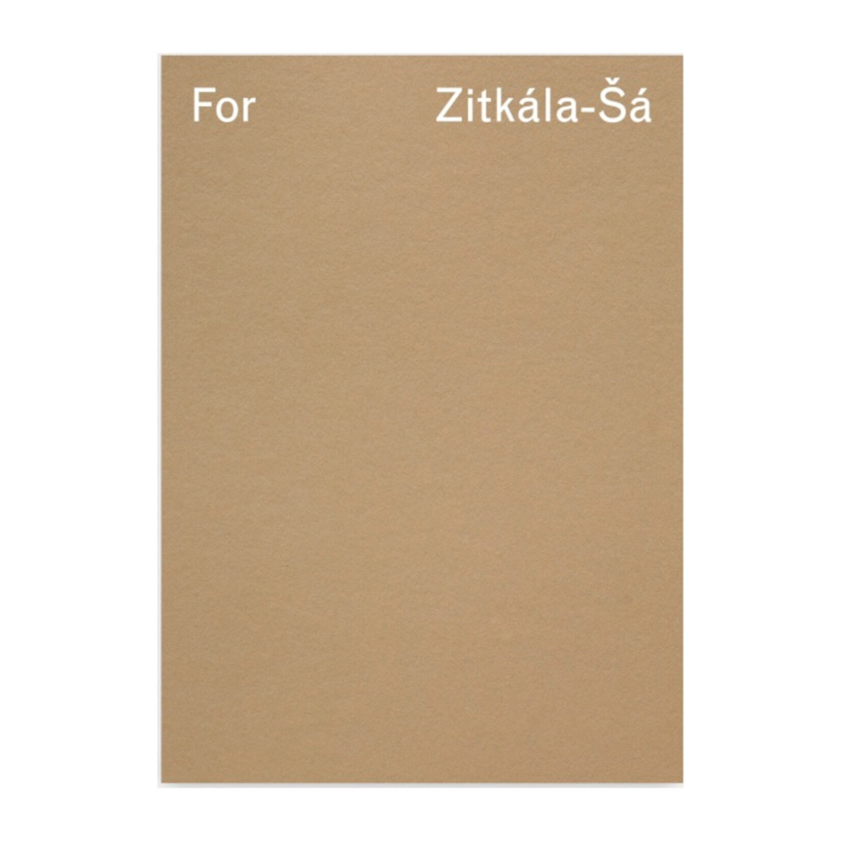 For Zitkala-Sa Art Metropole New Documents