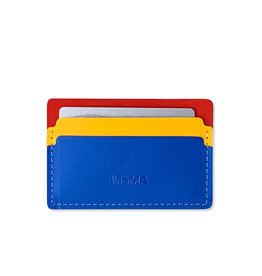MoMA Recycled Leather Cardholder, RBY