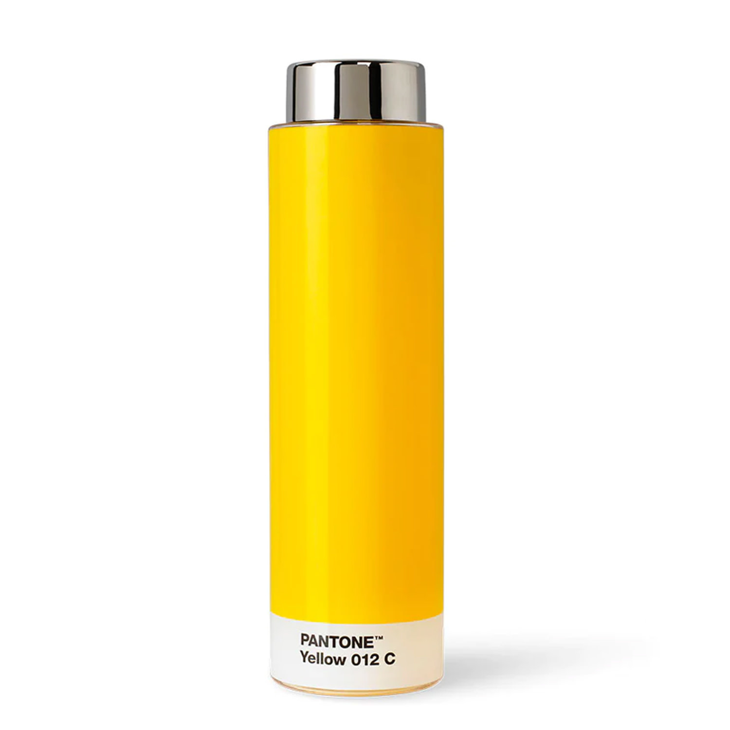 Pantone Thermo Bottle, Yellow Swipe Design