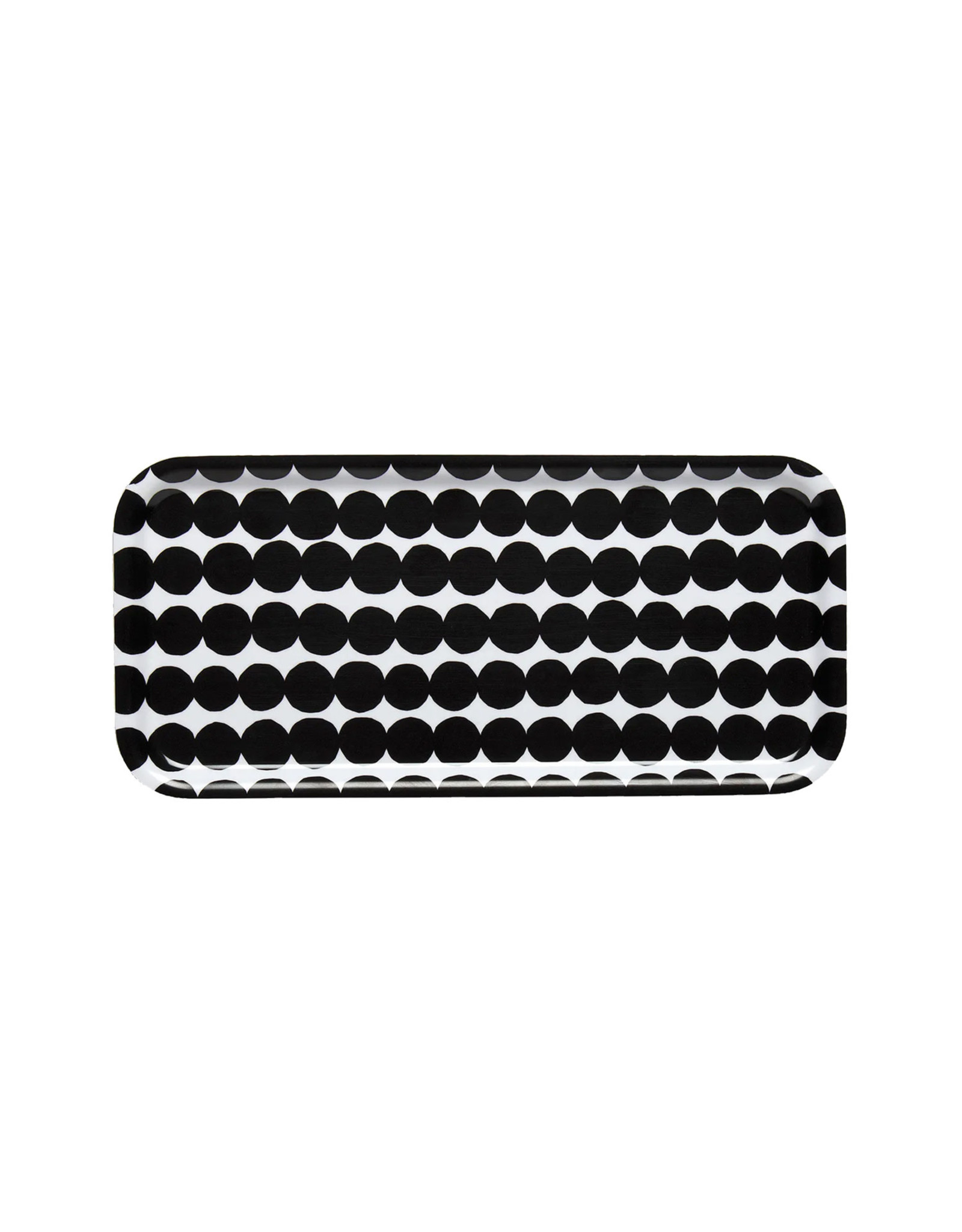 Marimekko Rasymatto tray, White and Black