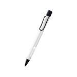 LAMY LAMY safari Ballpoint Pen - White (Glossy) / Black Clip (Limited Edition)