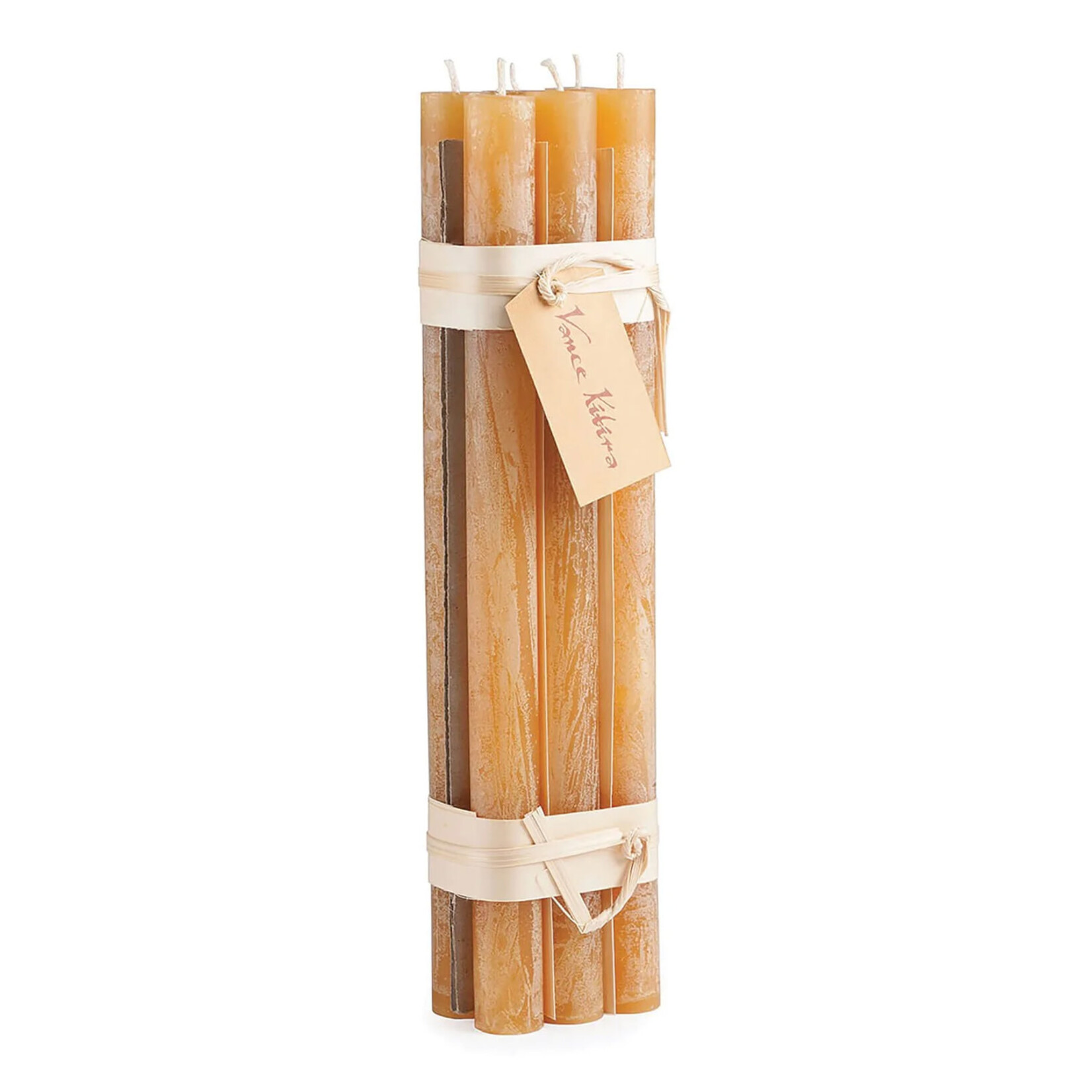 Vance Kitira Vance Kitira Timber Taper Set of 6 Candles - Brown Sugar