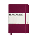 Leuchtturm A5 Hardcover Notebook, Port Red, Dotted