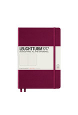 Leuchtturm A5 Hardcover Notebook, Port Red, Dotted