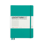 Leuchtturm Leuchtturm1917 Notebook, Medium (A5), Hardcover - Emerald, Squared