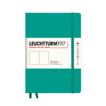 Leuchtturm Medium Hardcover Notebook, Emerald, Plain