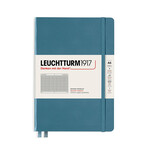 Leuchtturm Leuchtturm1917 Notebook, Medium (A5), Hardcover - Stone Blue, Squared