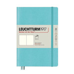 Leuchtturm Leuchtturm1917 Notebook, Medium (A5), Softcover - Aquamarine, Plain
