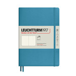 Leuchtturm Leuchtturm1917 Notebook, Medium (A5), Softcover - Nordic Blue, Dotted