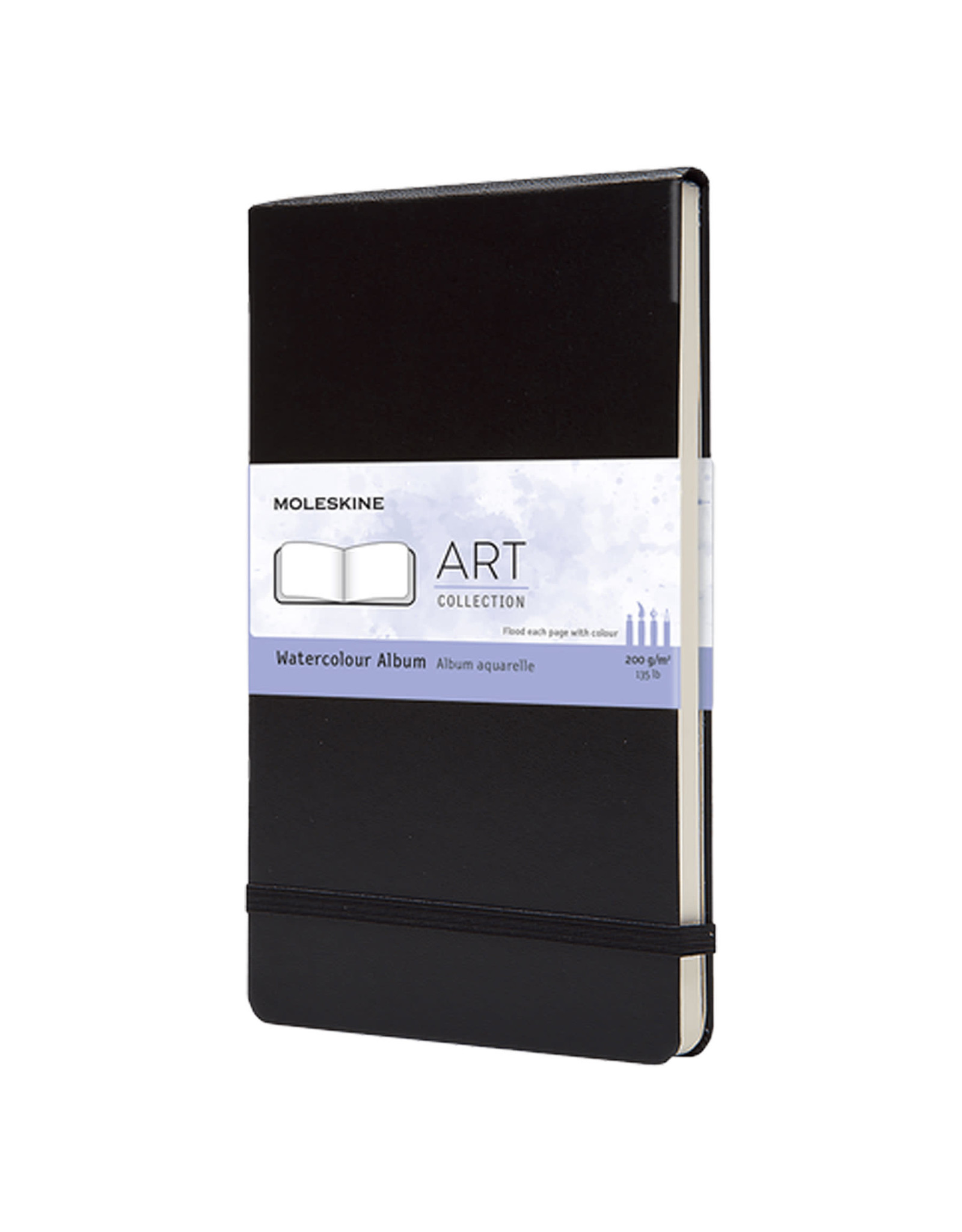 Moleskine Art Plus Watercolor Album, A4, Black, Hard Cover