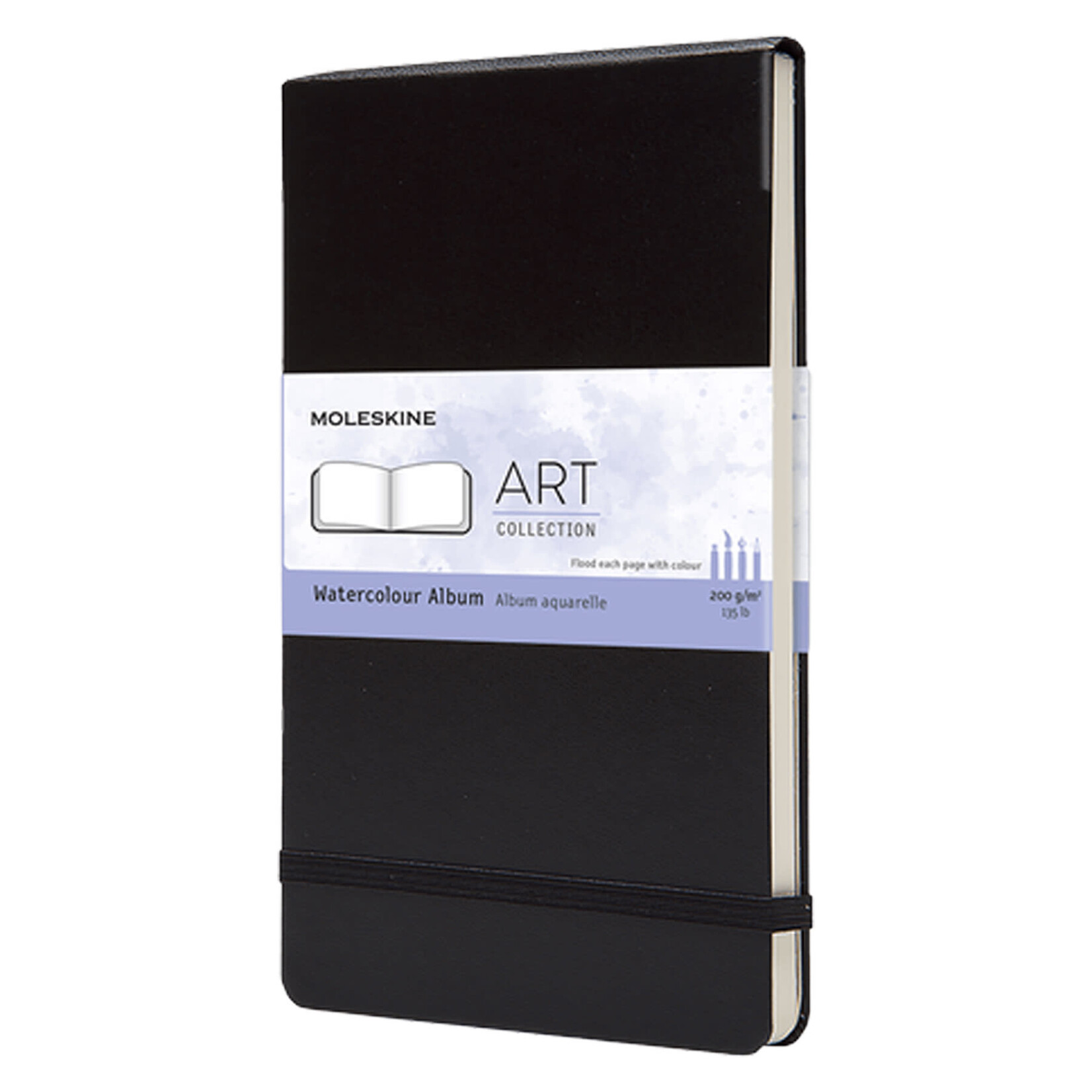 Moleskine Moleskine Art Plus Watercolour Album, A4, Hardcover - Black