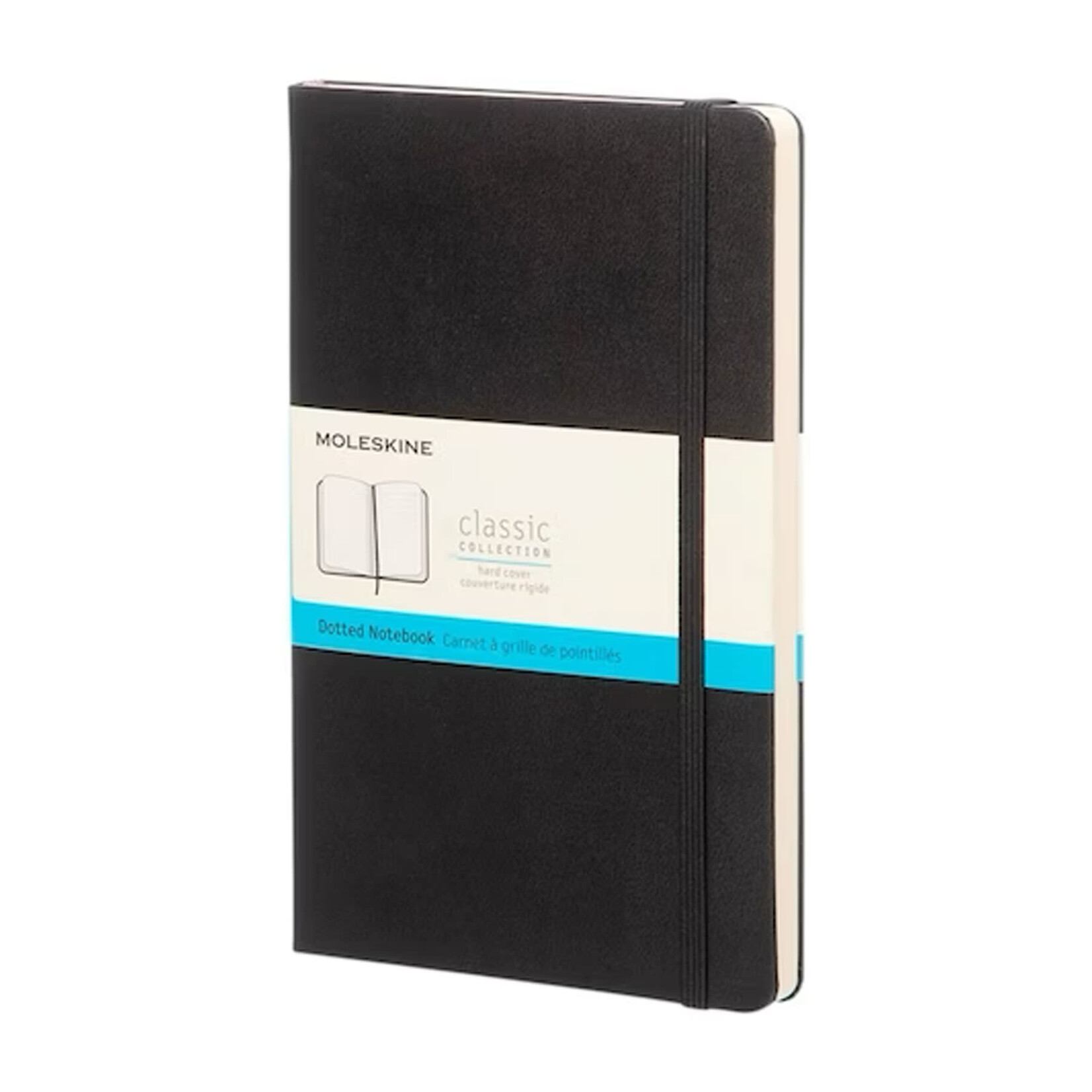 Moleskine Moleskine Classic Notebook, Large, Hardcover - Black, Dotted