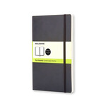Moleskine Moleskine Classic Notebook, Large, Softcover - Black, Plain