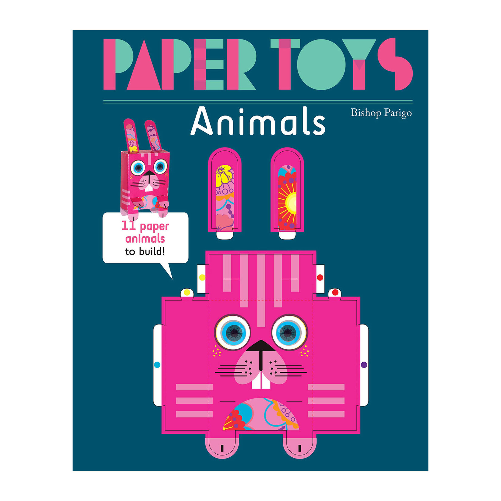 Gingko Press Paper Toys: Animals - 11 Paper Animals to Build