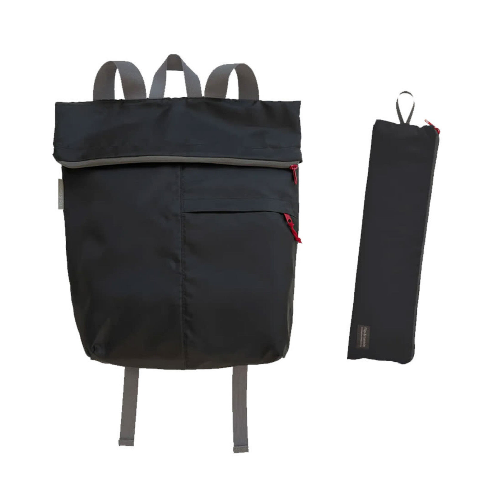 Flip and Tumble Backpack, Black/ Slate