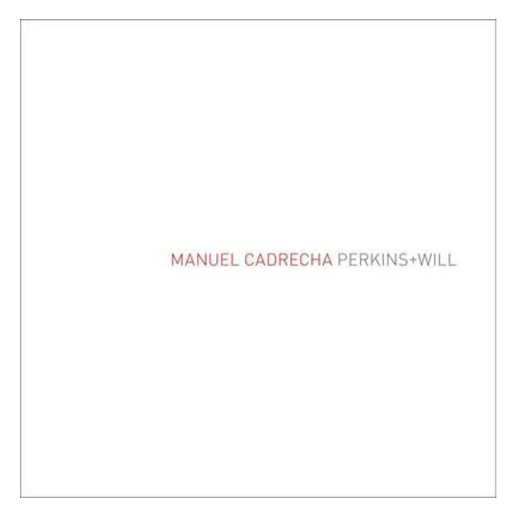 ORO Editions Manuel Cadrecha