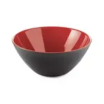 Guzzini Guzzini Large 025 Fusion Bowl, Black/Red