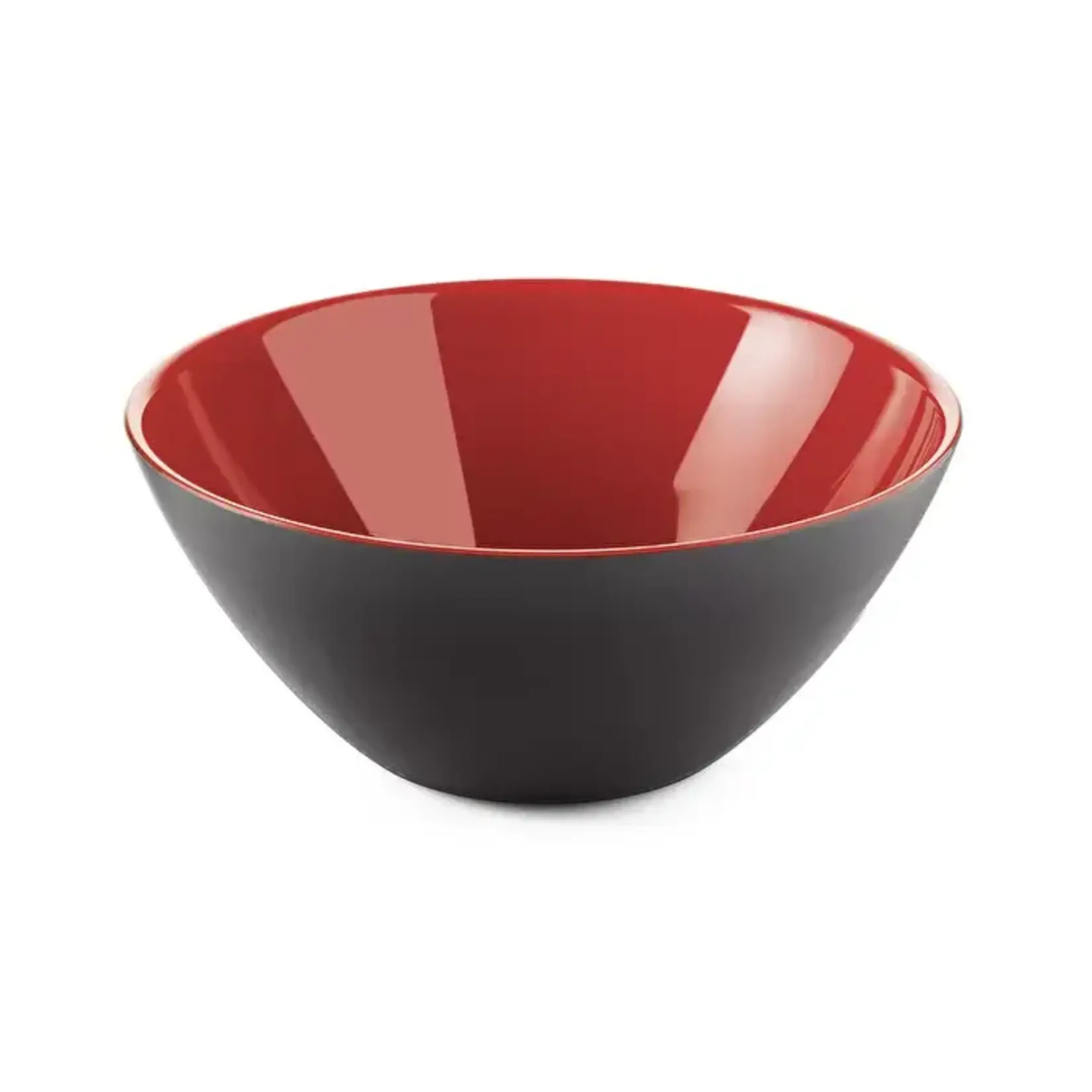 Guzzini Guzzini "My Fusion" Bowl, 25cm - Black / Red