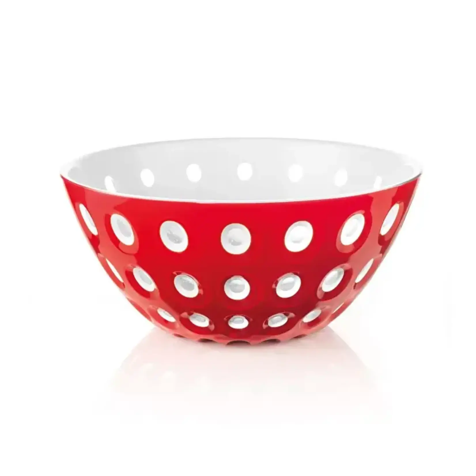 Guzzini Guzzini Medium 20cm Le Murrine Bowl, Red/White