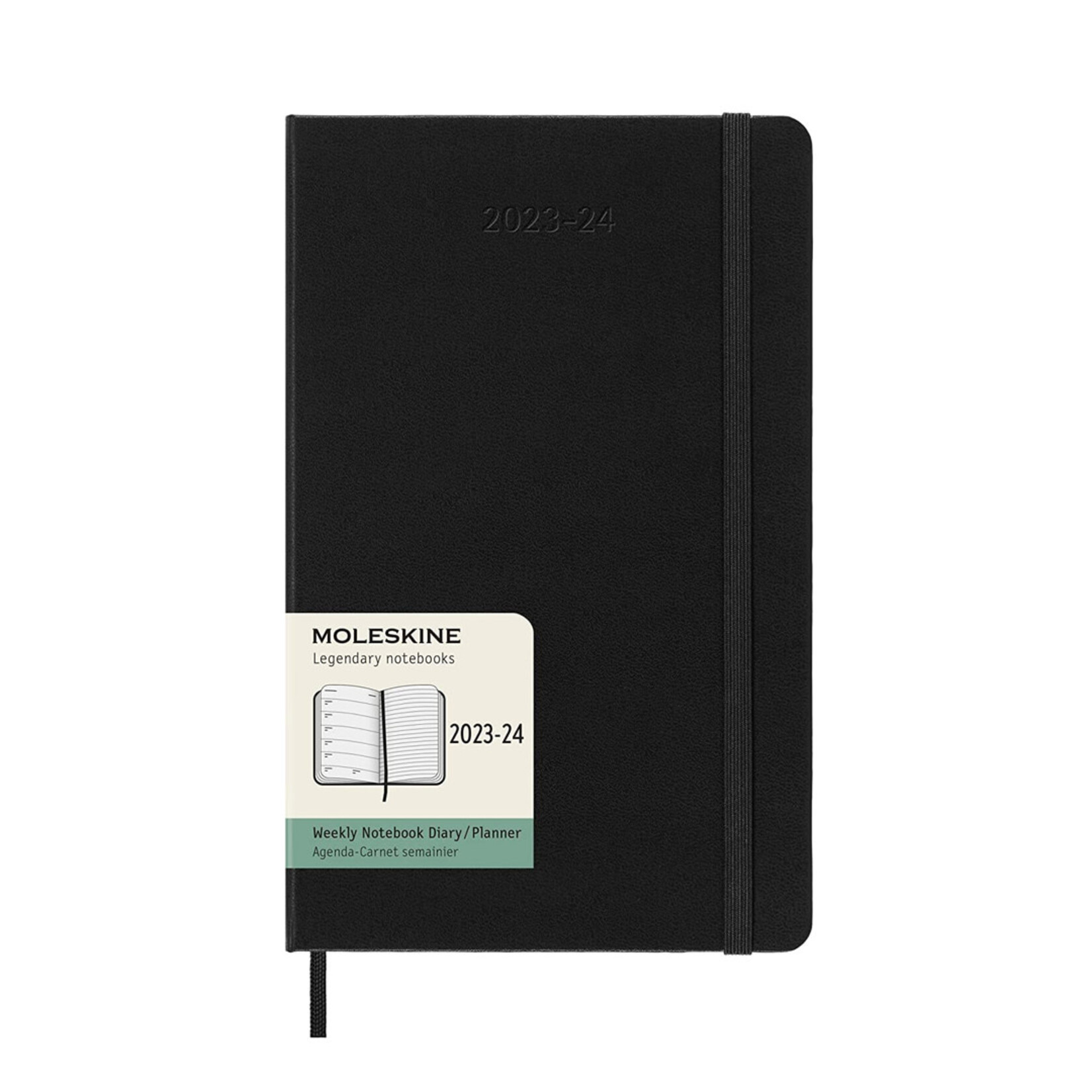 Moleskine Moleskine Weekly Planner, 2023-2024 - Black