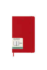 Moleskine 2024 Weekly Planner, Hardcover, Red