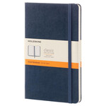 Moleskine Moleskine Classic Notebook, Large, Ruled, Sapphire Blue, Hard Cover