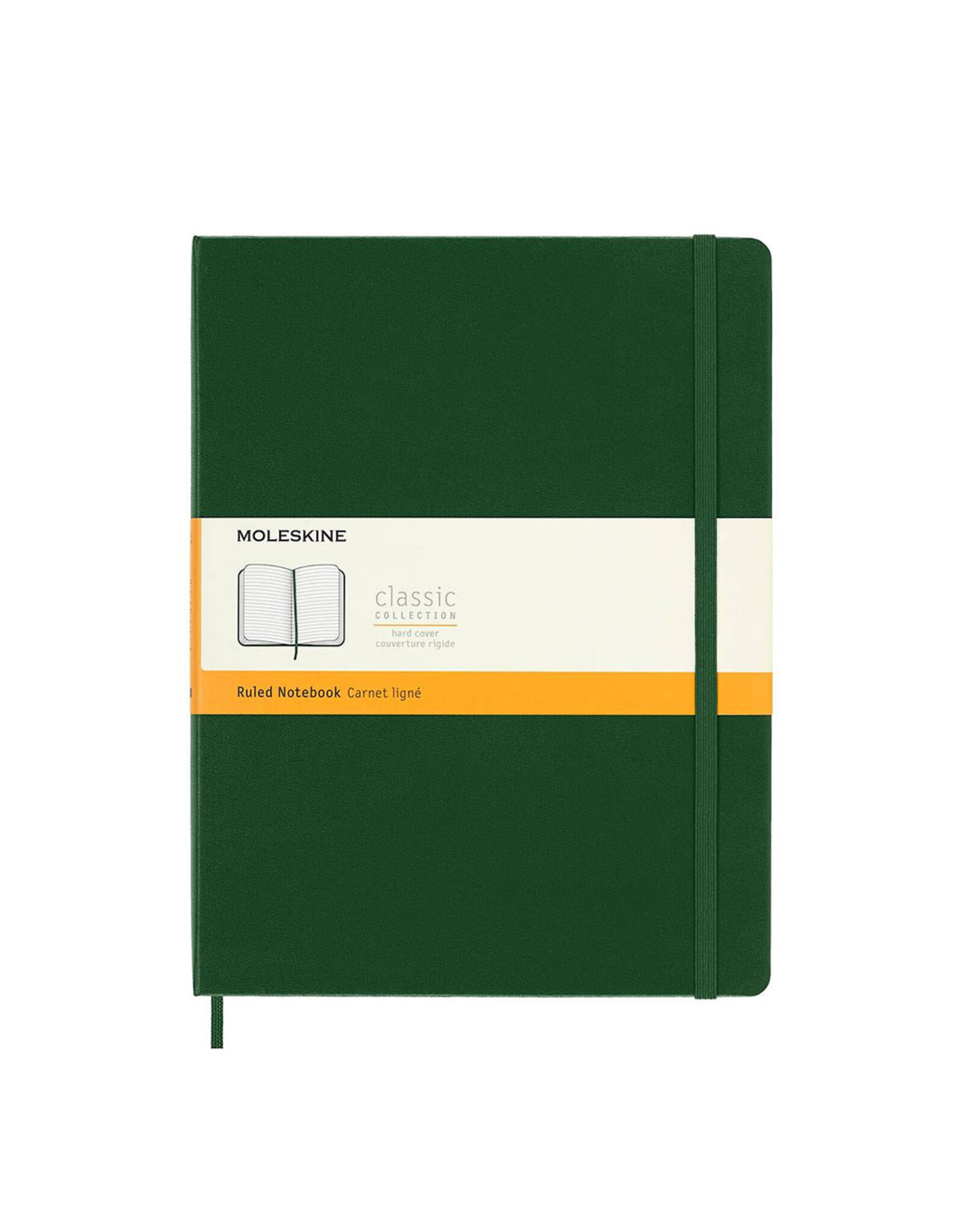 Moleskine XL Notebook, Hardcover, Green
