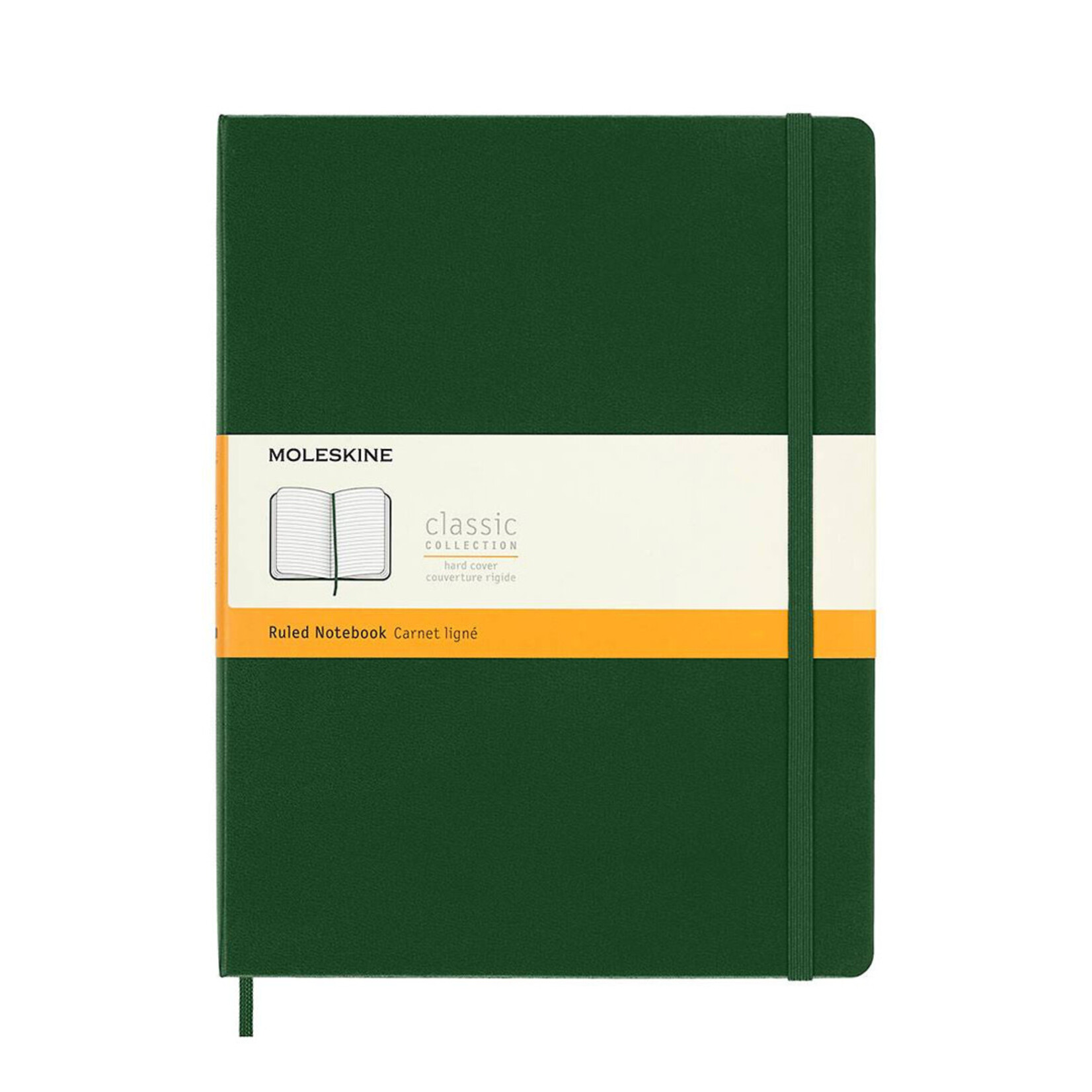 Moleskine Moleskine Classic Notebook, XL, Hardcover - Green, Ruled