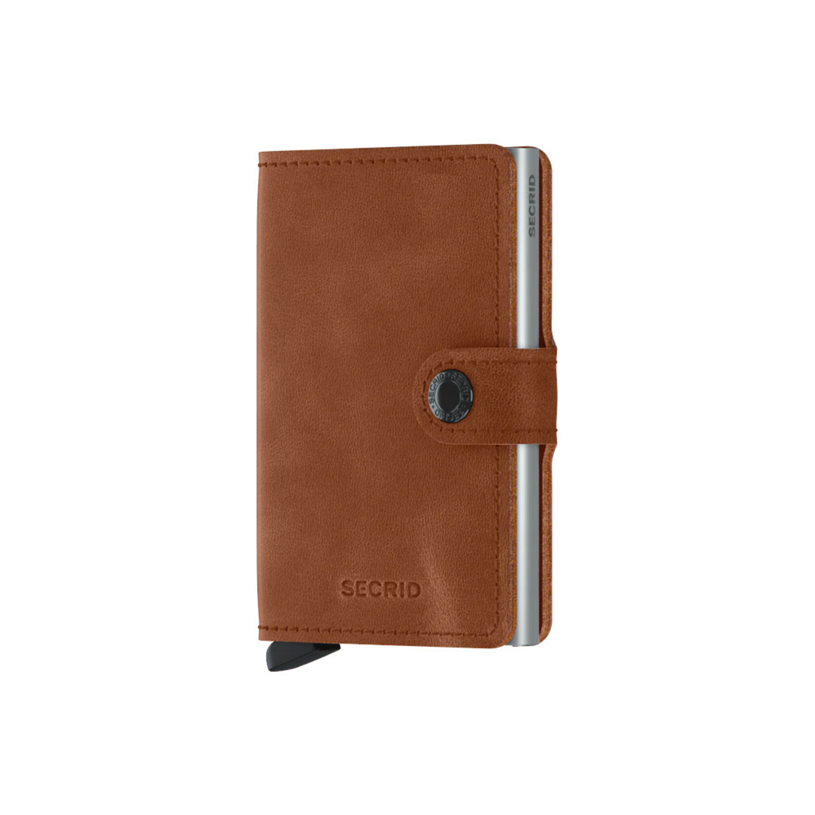 Secrid Secrid Miniwallet, Vintage Cognac, Silver