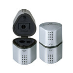 Faber-Castell Faber-Castell Grip 2001 Trio Sharpening Box - Silver