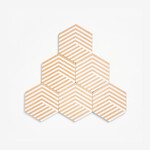 AREAWARE AREAWARE Table Tiles - White Optics