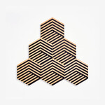 AREAWARE AREAWARE Table Tiles - Black Optics