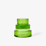 AREAWARE AREAWARE TERRACE CANDLE HOLDER, GREEN