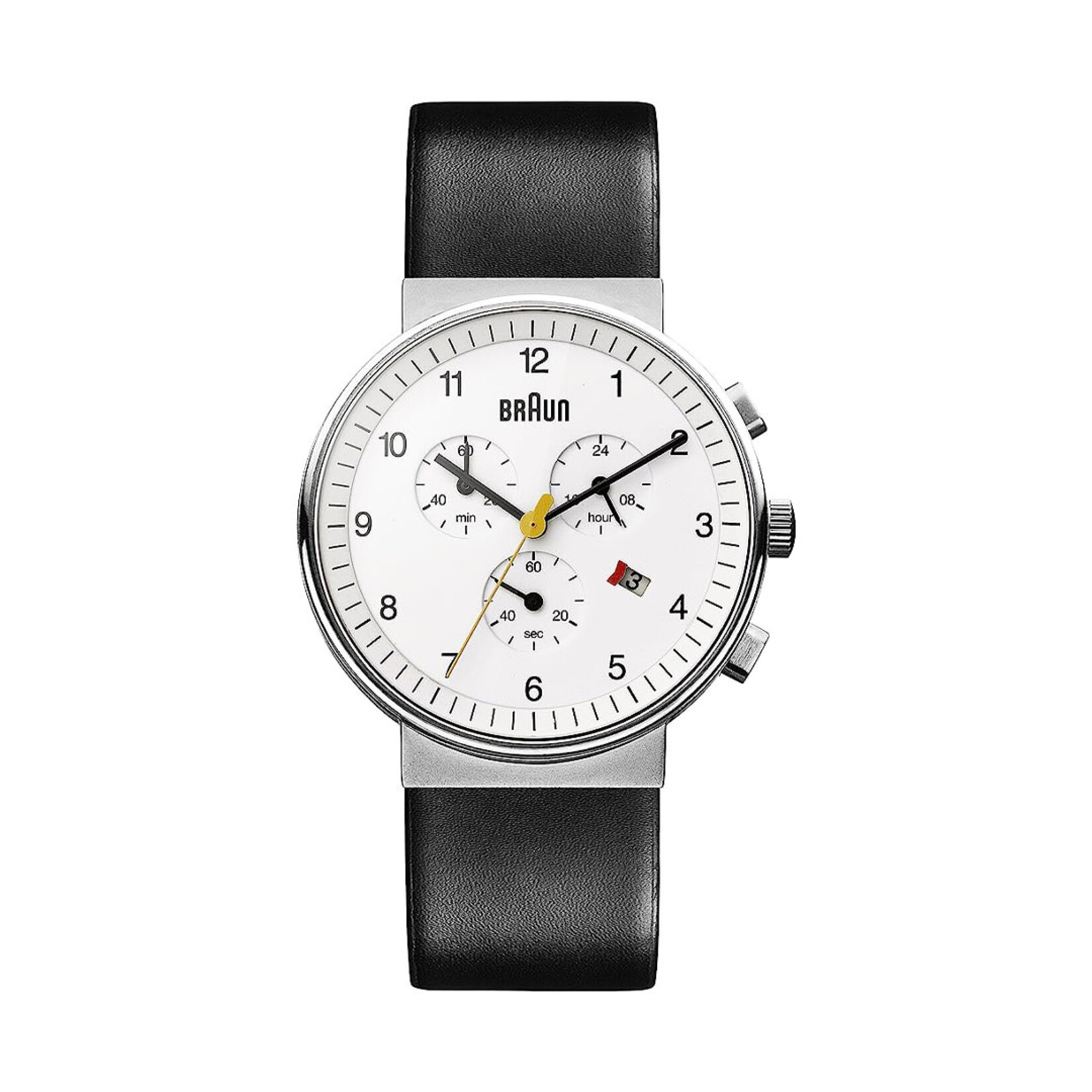 Braun Braun Gents Chronograph Watch, White Face