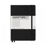 Leuchtturm Leuchtturm A5 Hardcover Notebook, Black, Squared