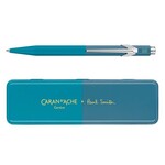 Caran d'Ache Caran d'Ache 849 Ballpoint Pen, Paul Smith - Cyan / Steel
