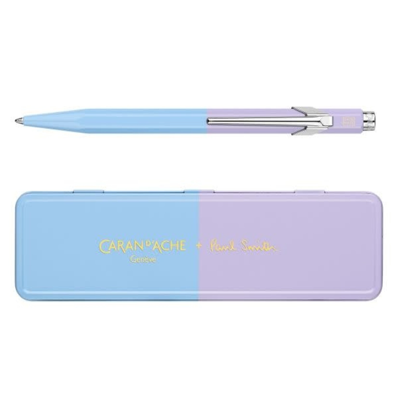 Caran d'Ache Caran d'Ache 849 Ballpoint Pen, Paul Smith - Blue / Lavender