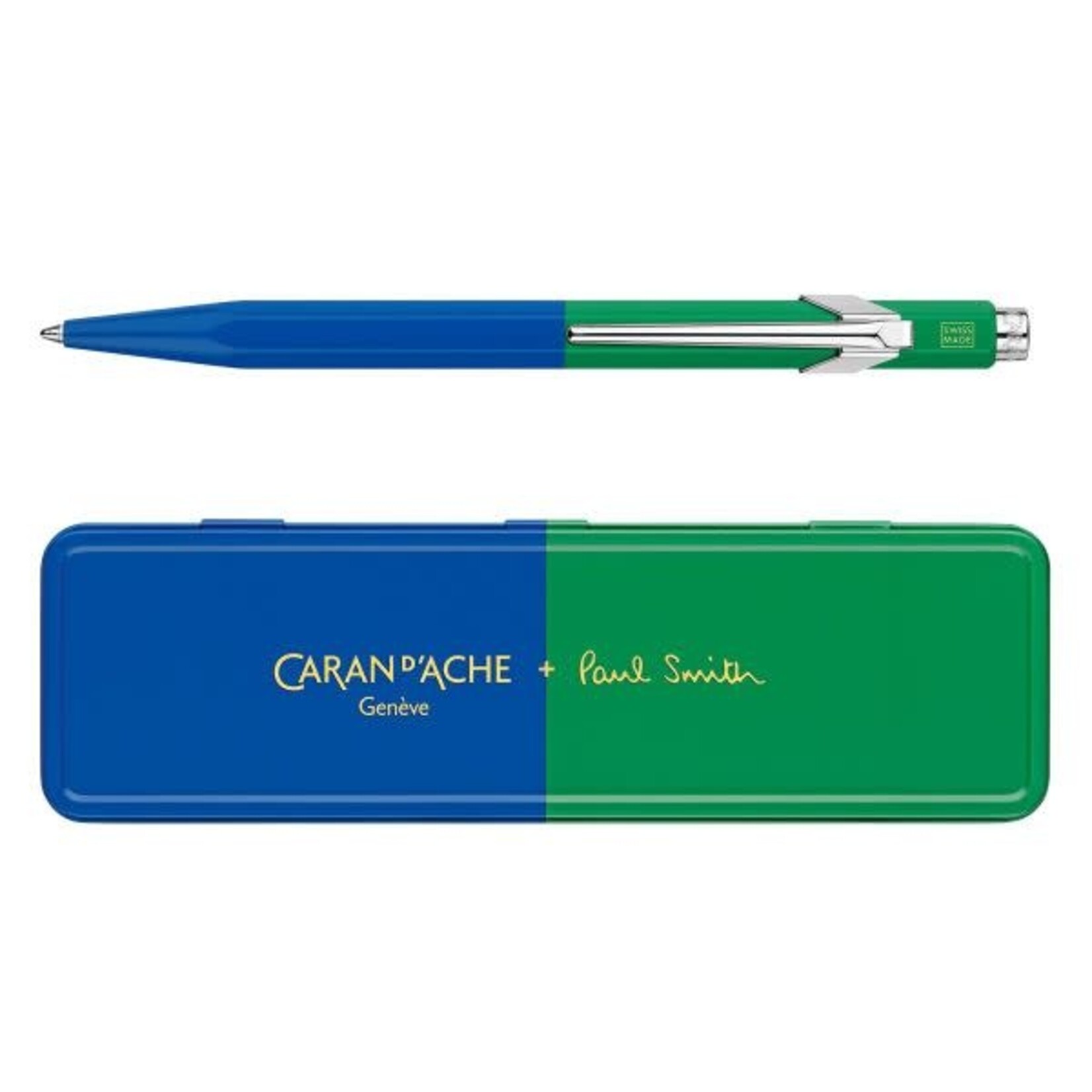 Caran d'Ache Caran d'Ache 849 Ballpoint Pen, Paul Smith - Cobalt / Emerald