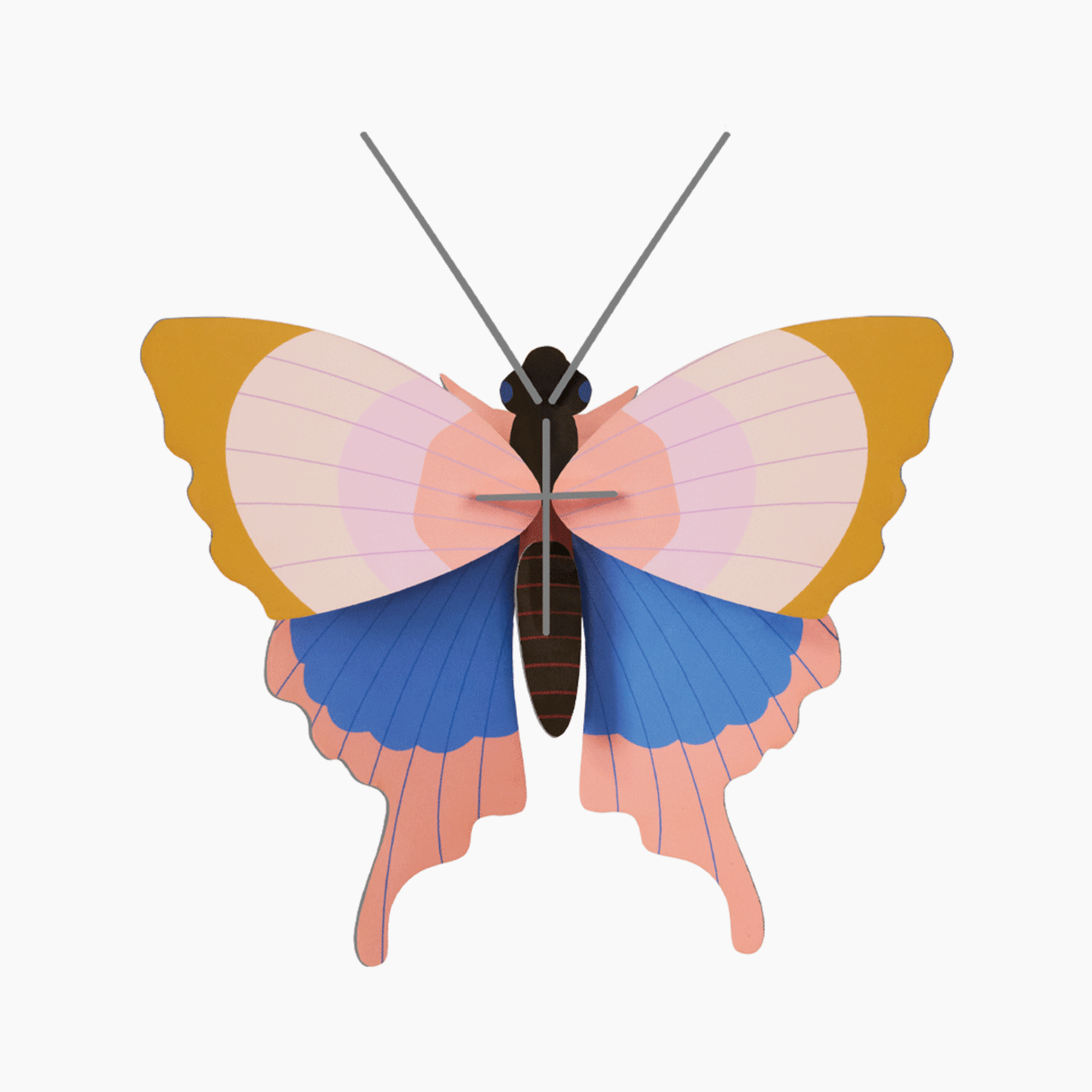 Studio Roof Studio Roof Small Insects - Gold Rim Butterfly