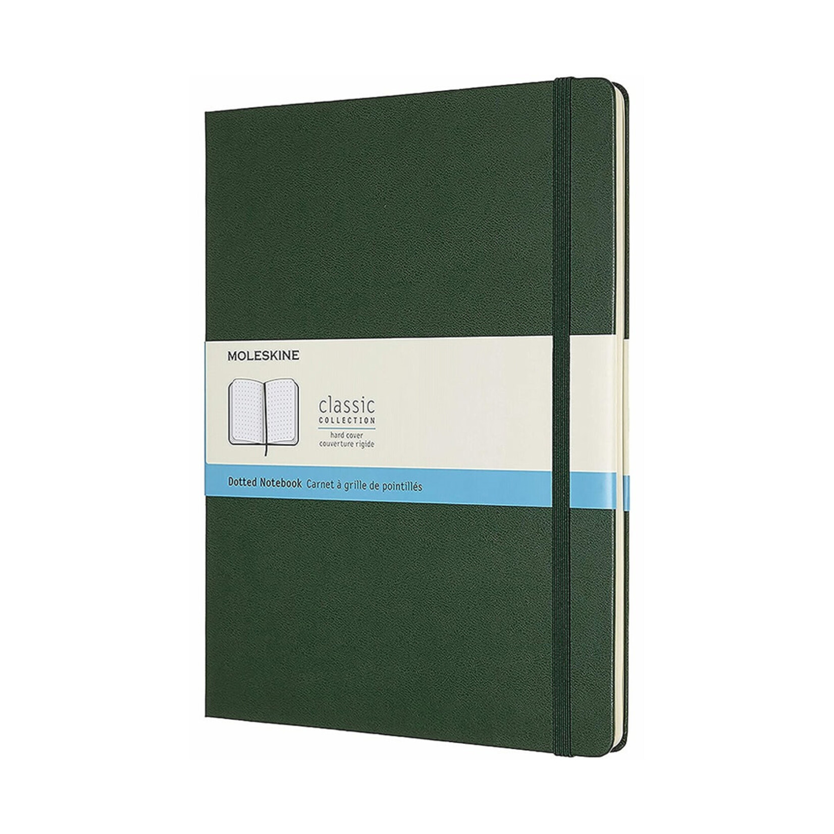 Moleskine Moleskine Classic Notebook, XL, Hardcover - Myrtle Green, Dotted