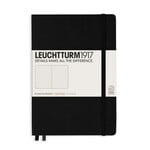 Leuchtturm A5 Hardcover Notebook, Black, Dotted