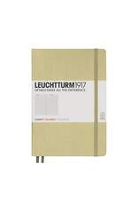 Leuchtturm A5 Hardcover Notebook, Sand, Squared