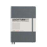 Leuchtturm Leuchtturm1917 Notebook, Medium (A5), Hardcover - Anthracite, Squared