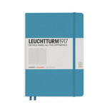 Leuchtturm Leuchtturm1917 Notebook, Medium (A5), Hardcover - Nordic Blue, Squared