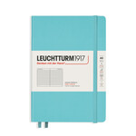 Leuchtturm Leuchtturm A5 Hardcover Notebook, Aquamarine, Ruled