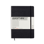 Leuchtturm Leuchtturm A5 Softcover Notebook, Black, Squared